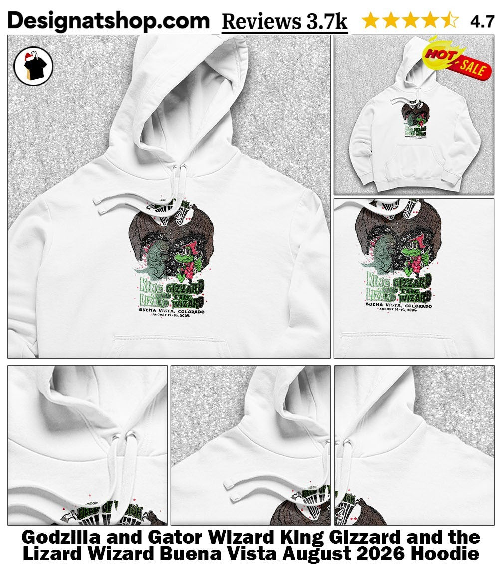 Godzilla and Gator Wizard King Gizzard and the Lizard Wizard Buena Vista August 2026 shirt