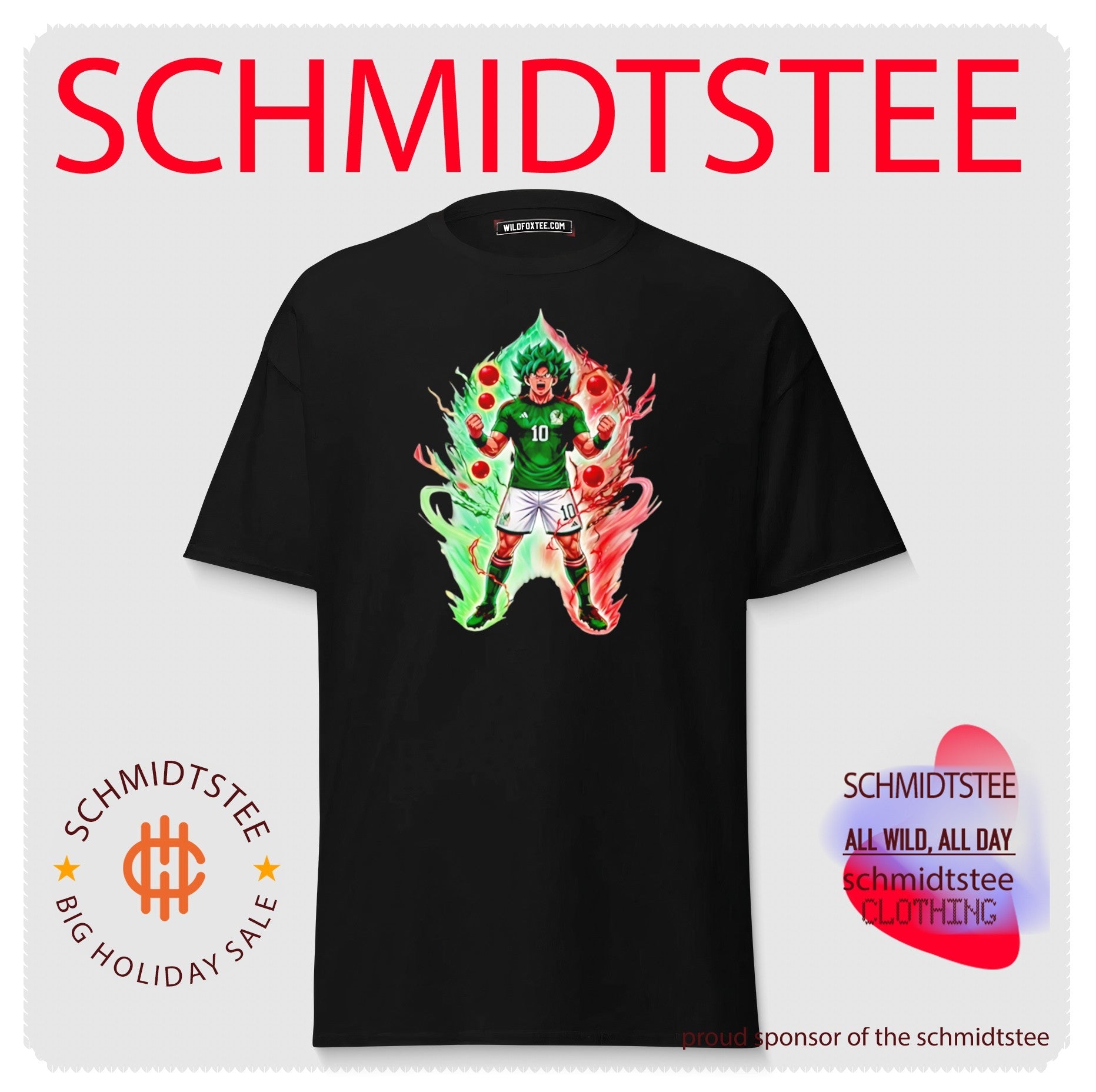 Goku Saiyan Mexico World Cup 2026 Shirt