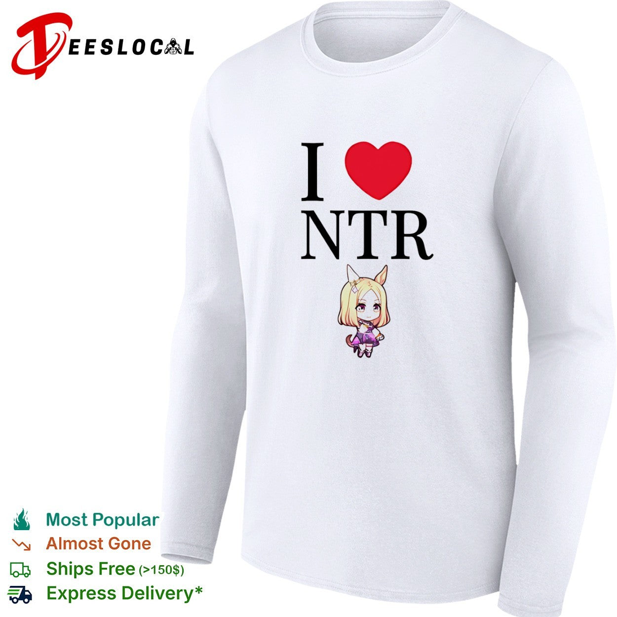 Gold Ship Uma Musume Pretty Derby I Love NTR shirt