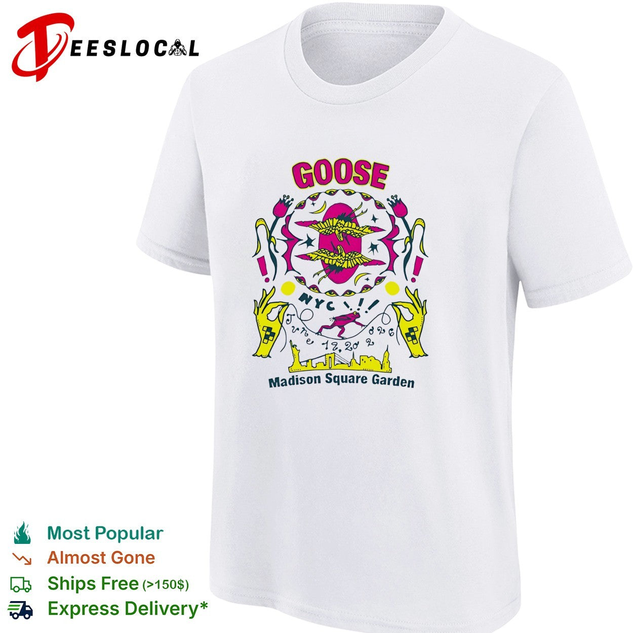 Goose Madison Square Garden New York City shirt
