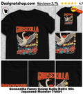 Goosezilla Funny Goose Kaiju Retro 90s Japanese Monster shirt