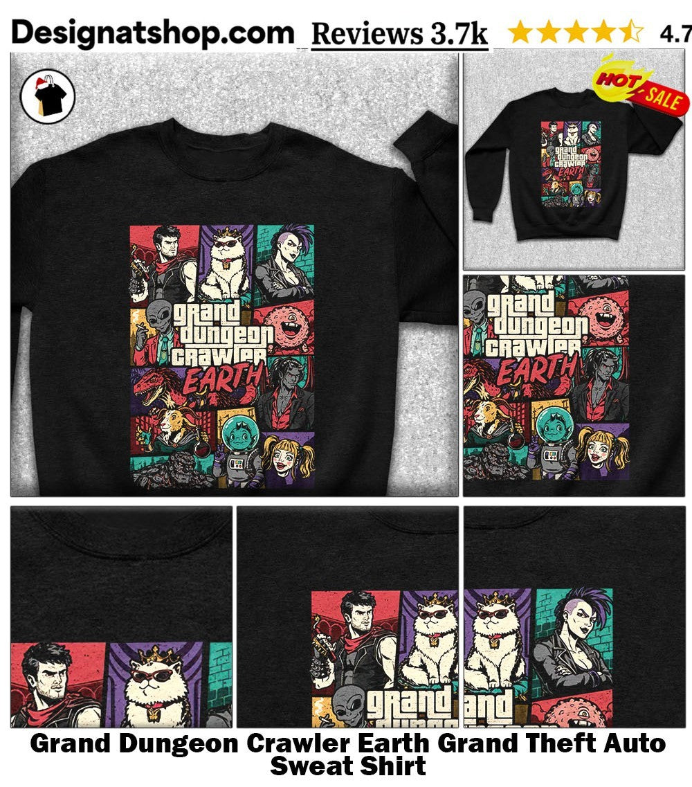 Grand Dungeon Crawler Earth Grand Theft Auto shirt