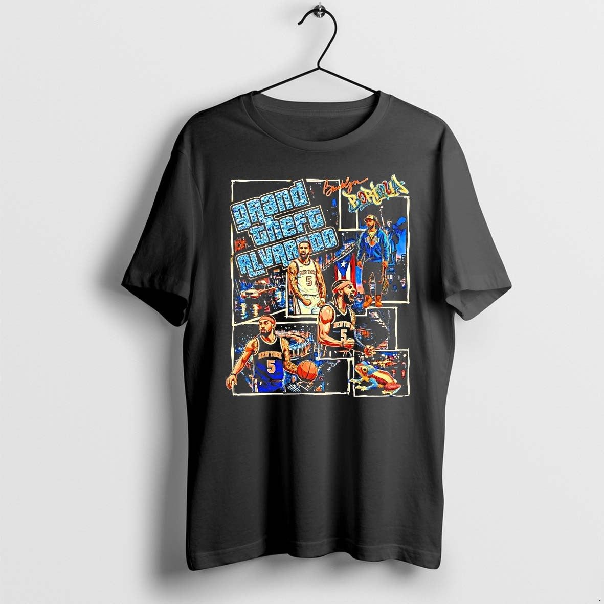 Grand Theft Alvarado New York Knicks Tshirts Sweater Hoodie Jpg