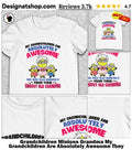 Grandchildren Minions Grandma My Grandchildren Are Absolutely Awesome They Must Shirt