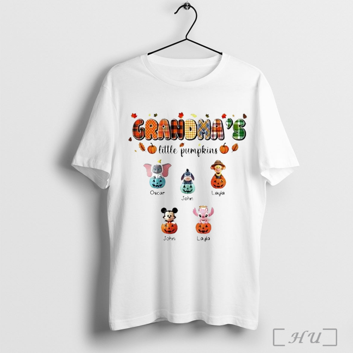 Grandhas Little Pumpkins Halloween T Shirt