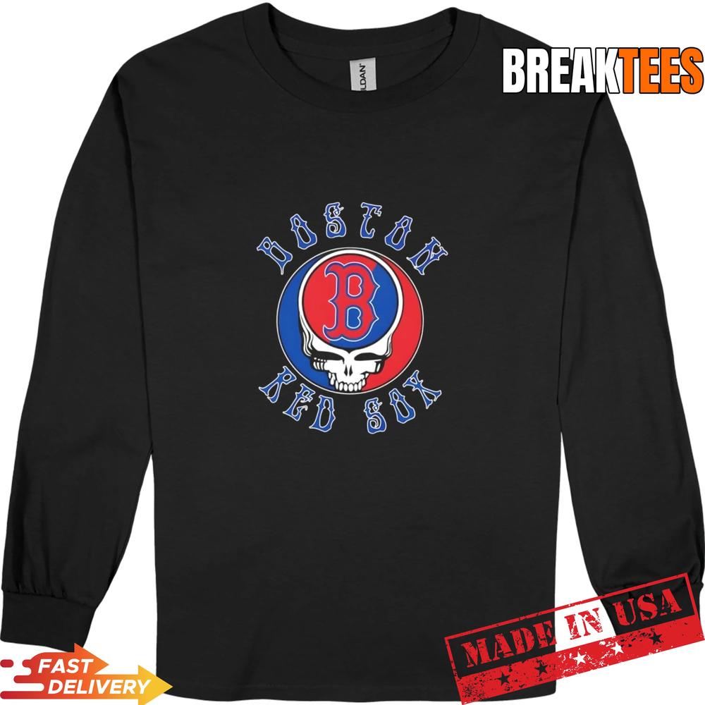 Grateful Dead x Boston Red Sox Baseball Logo T-Shirt