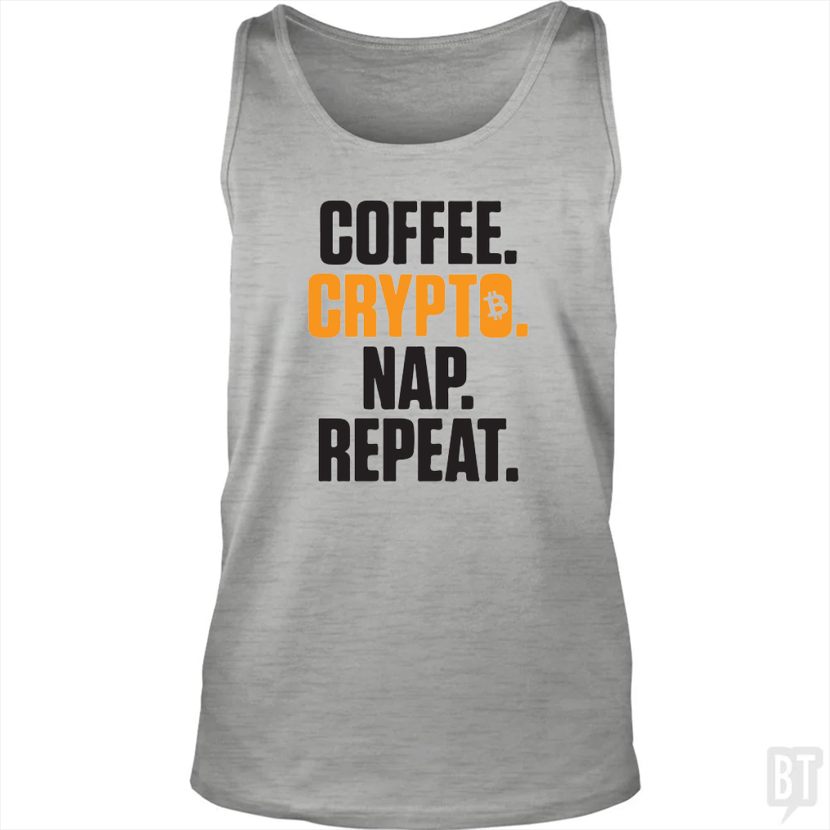 Coffee Crypto Nap Repeat Tank Top