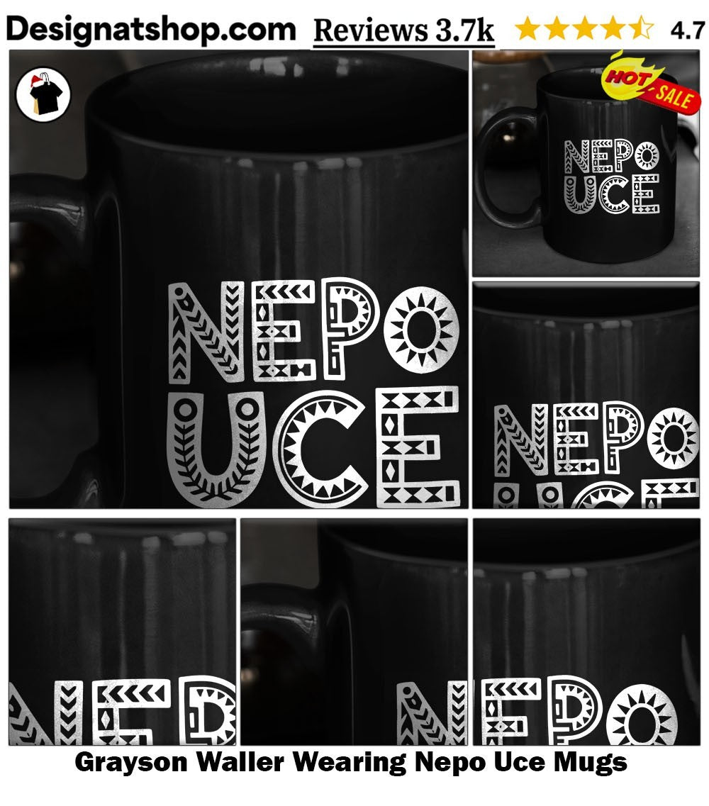 Grayson Waller Wearing Nepo Uce shirt