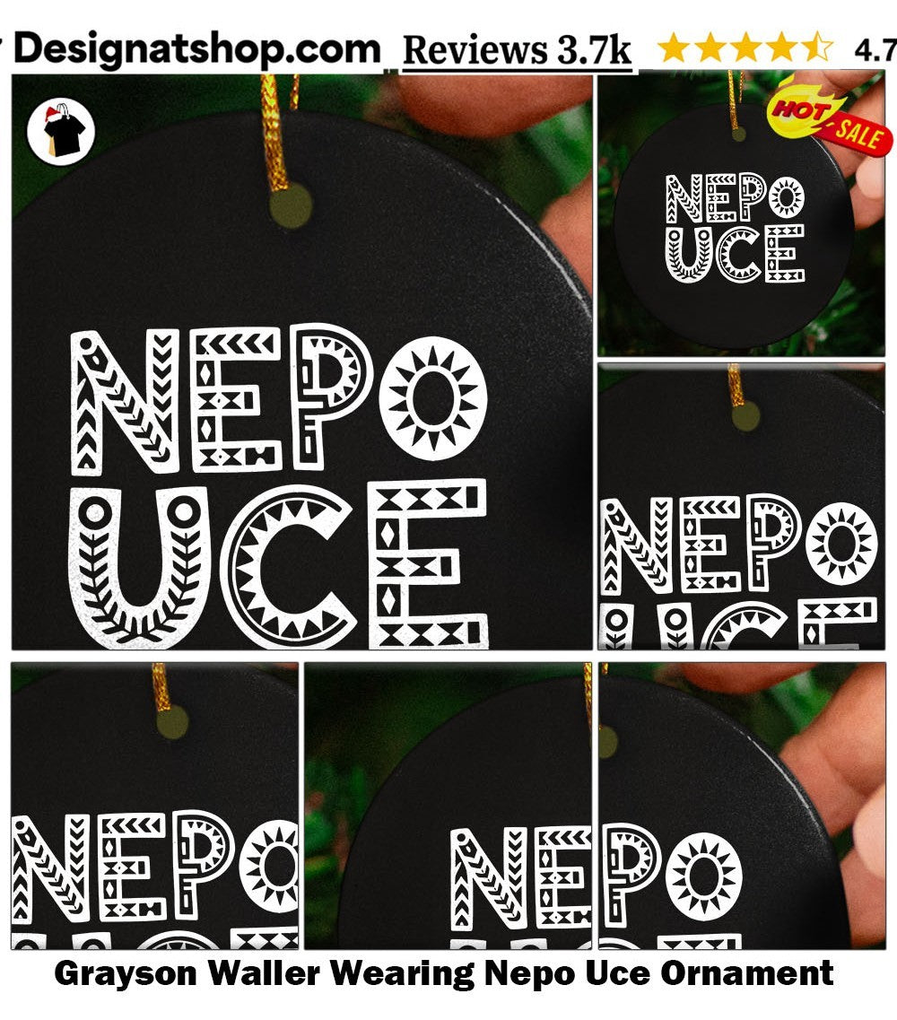 Grayson Waller Wearing Nepo Uce shirt