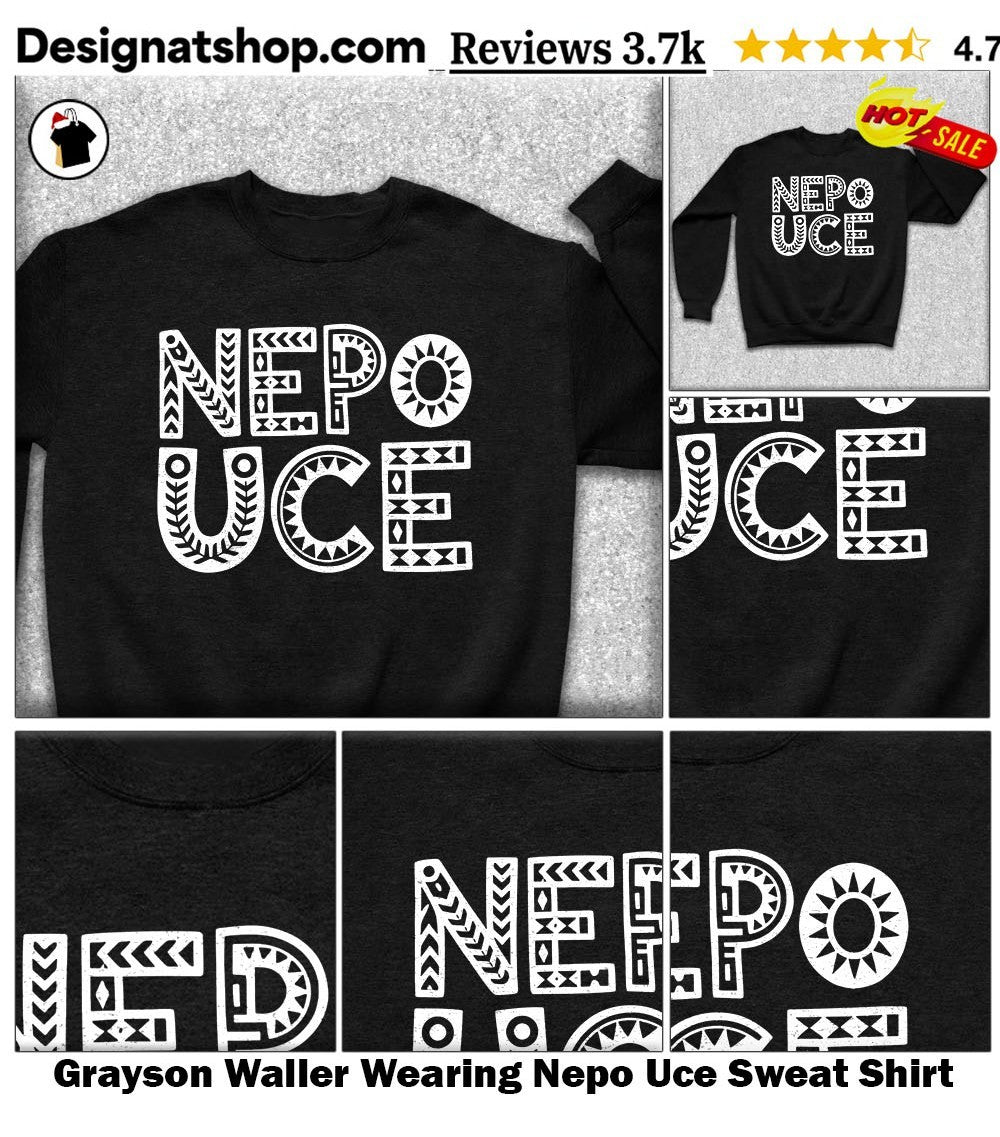 Grayson Waller Wearing Nepo Uce shirt