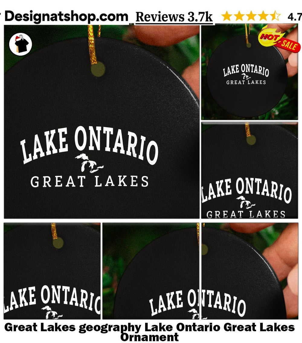 Great Lakes geography Lake Ontario Great Lakes shirt
