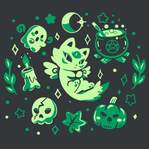 Green Halloween Vibes