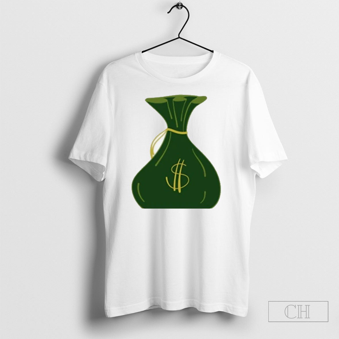 Green Money Bag Graphic 2025 Shirt Tee