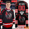 Greensboro Gargoyles Game Worn Affiliation Weekend Custom Hockey Jersey