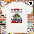 Grinch Christmas light I don’t want to adult today please pet me and bring snacks shirt
