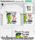 Grinch Pittsburgh Pirates Middle Finger One Day I’m Going To Say Fuck It Let My Demons Shirt
