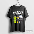 Grinch And Jack Skellington Fist Bump Churchs Texas Chicken Halloween