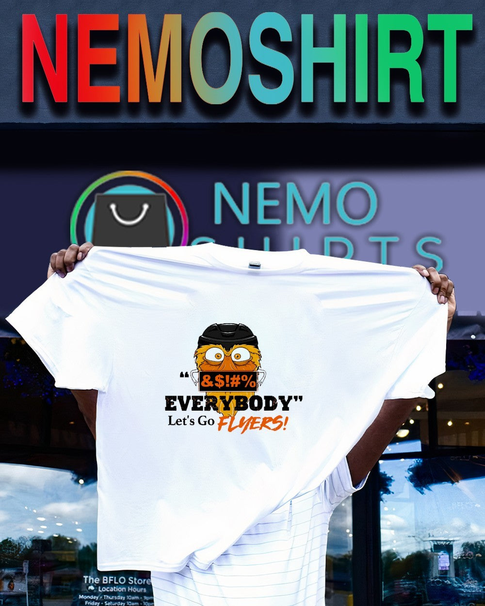 Gritty everyboby let’s go Philadelphia Flyers shirt