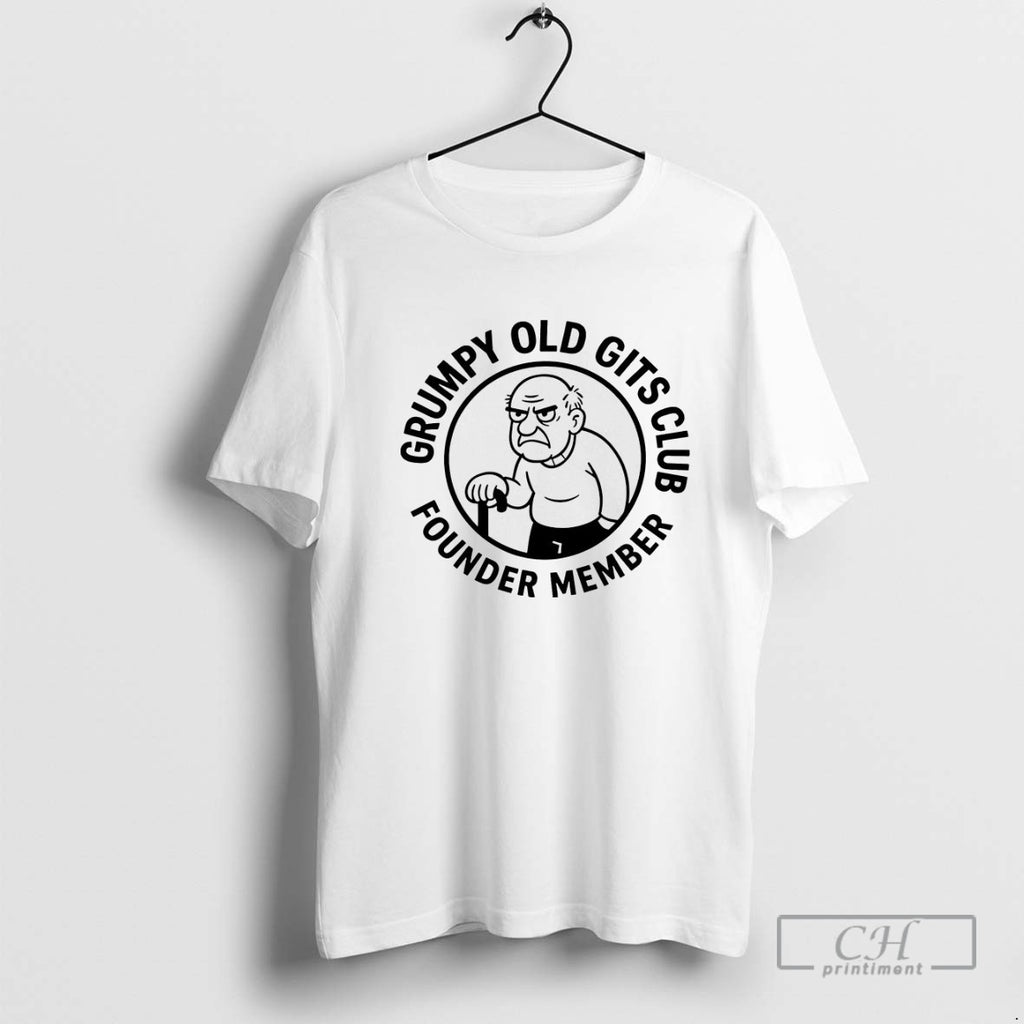 Grumpy Old Gits Club Founder Member T Shirt Sweater