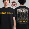 Guns N Roses Birmingham UK 2025 Tour Event Poster At Villa Park On June 23 2025 Peaky Blinders Inspired Razor Art Two Sided T-Shirt