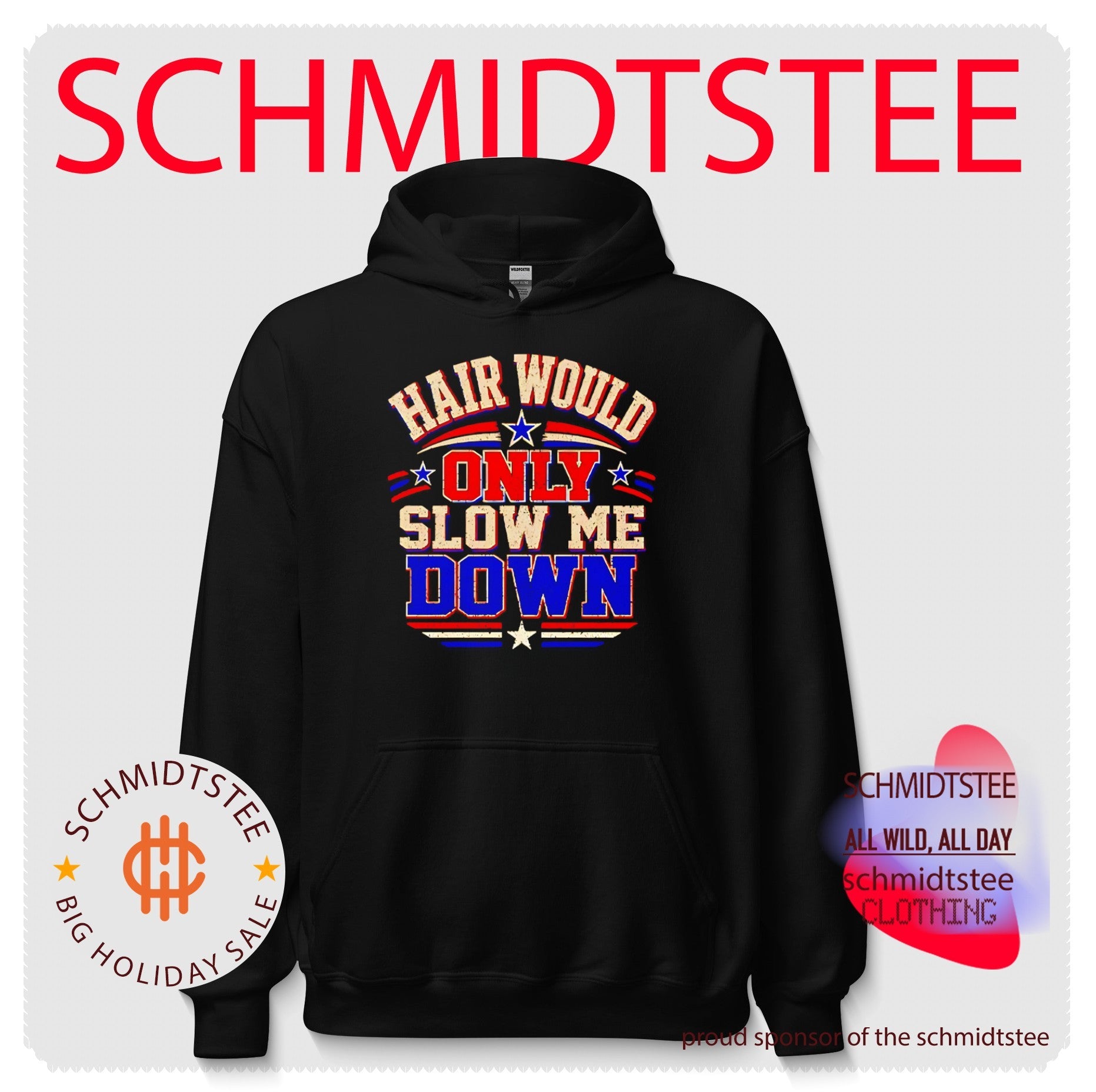 Hair Would Only Slow Me Down Bald shirt