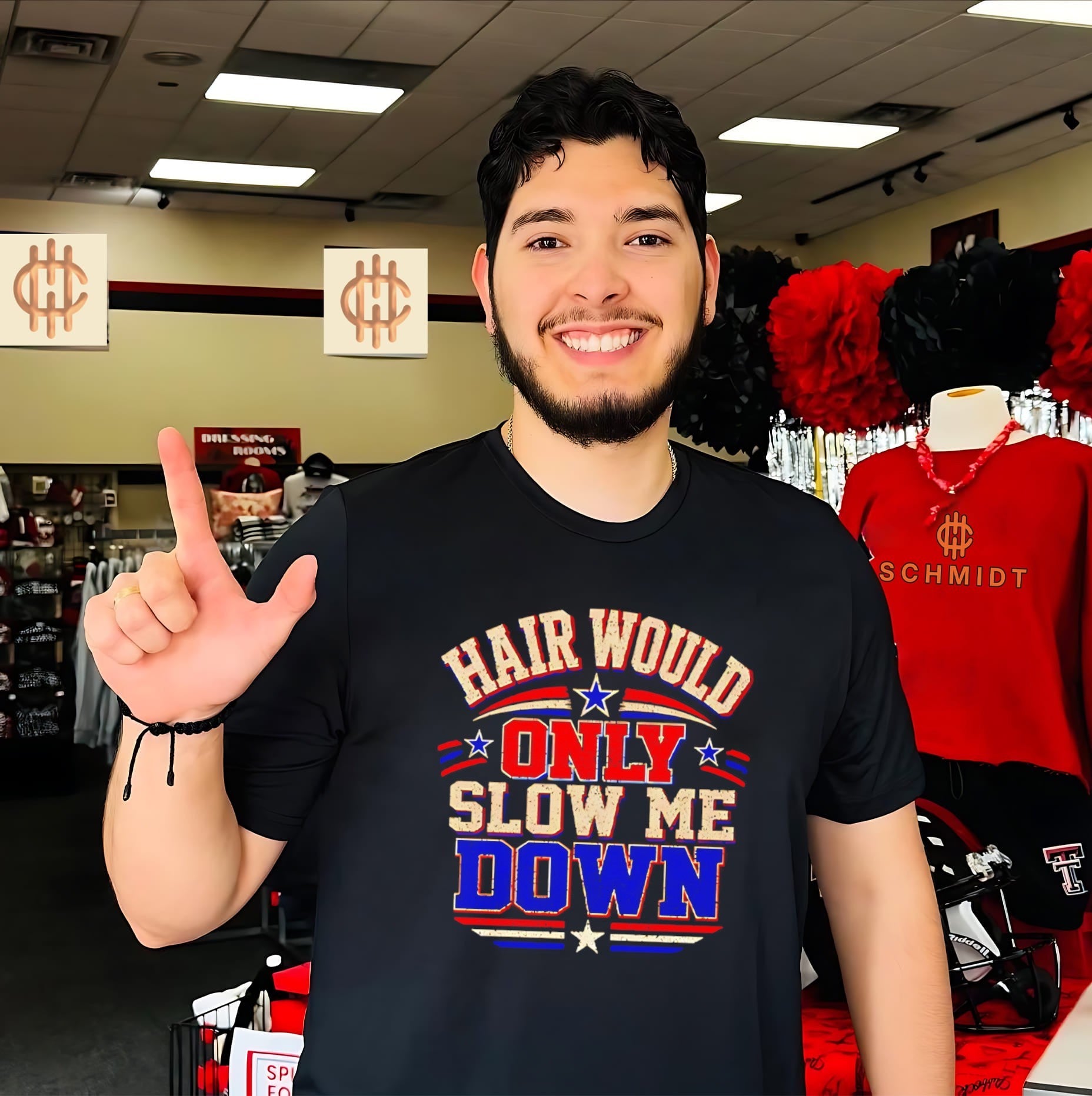 Hair Would Only Slow Me Down Bald shirt