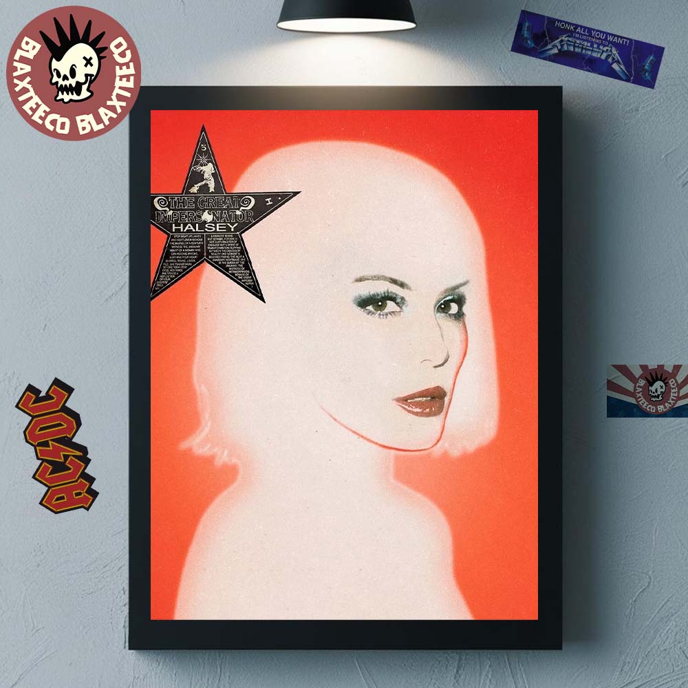 Halsey The Great Impersonator Deluxe Edition Album Cover Art Poster Canvas