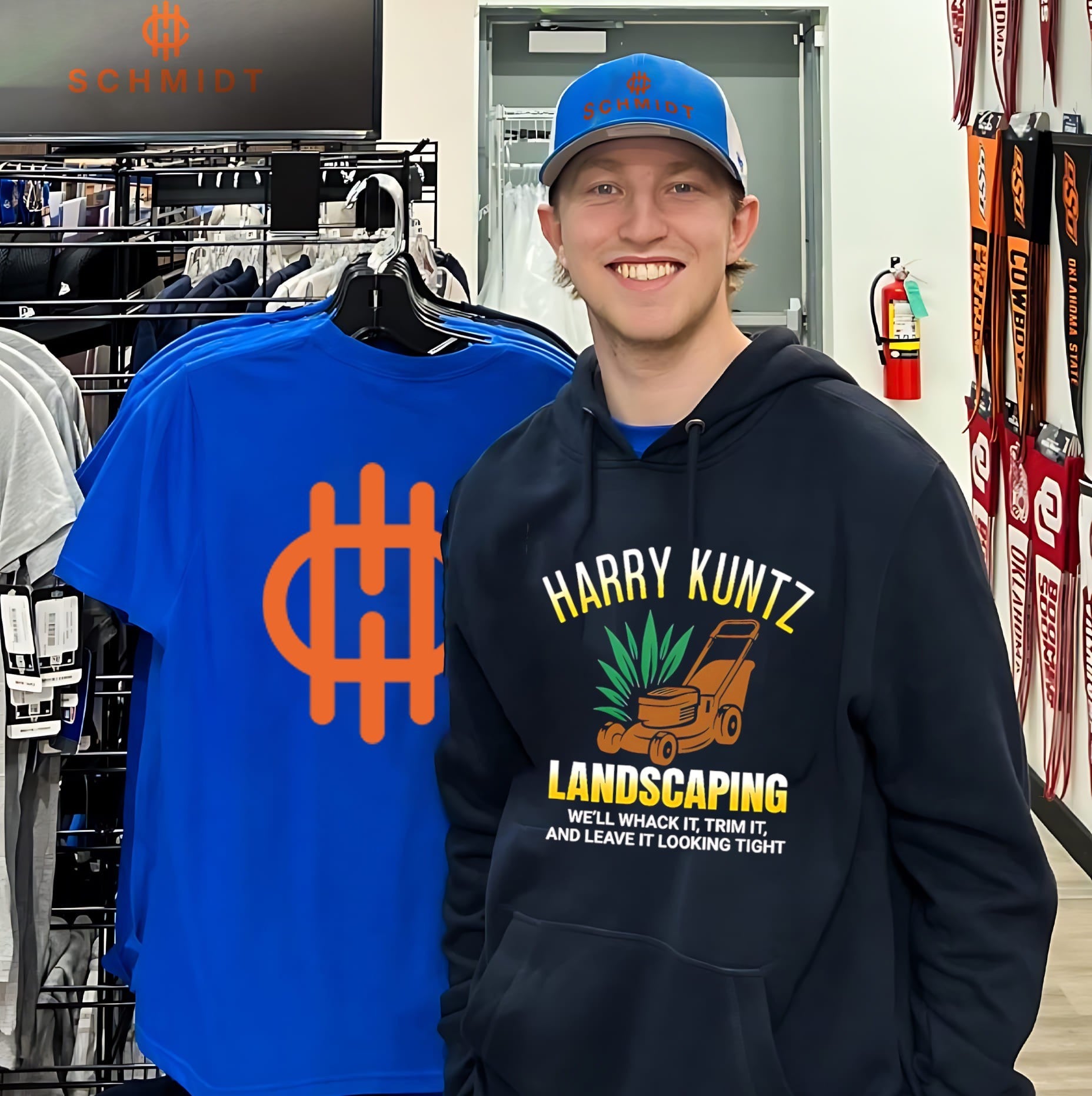 Harry Kuntz landscaping we’ll whack it trim it and leave it looking tight shirt