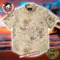 Harry Potter RSVLTS Marauder’s Map Mischief Managed Button Short Sleeve Hawaiian Shirt