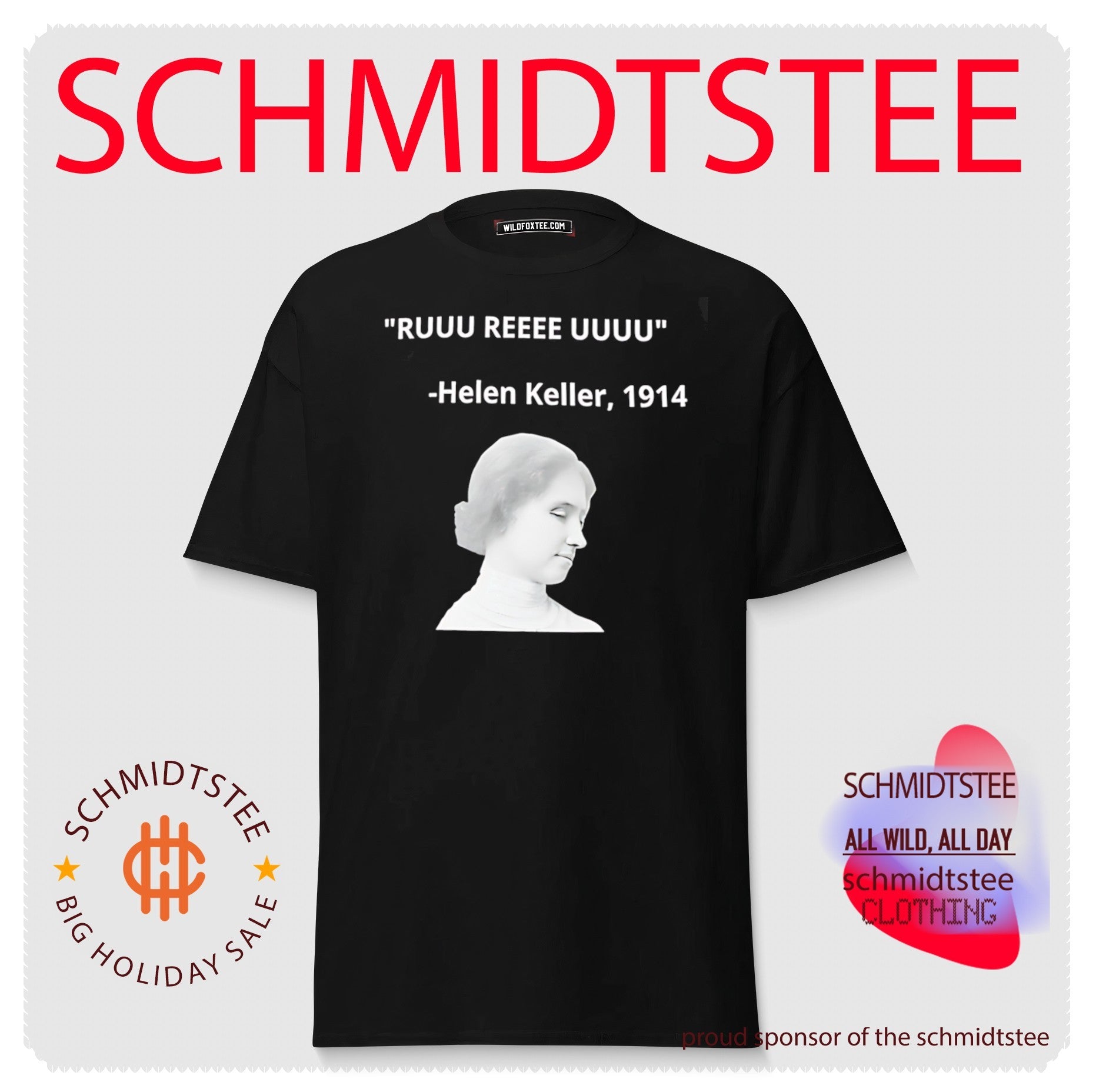 Helen Keller Ruuu Reee UUUU quote shirt