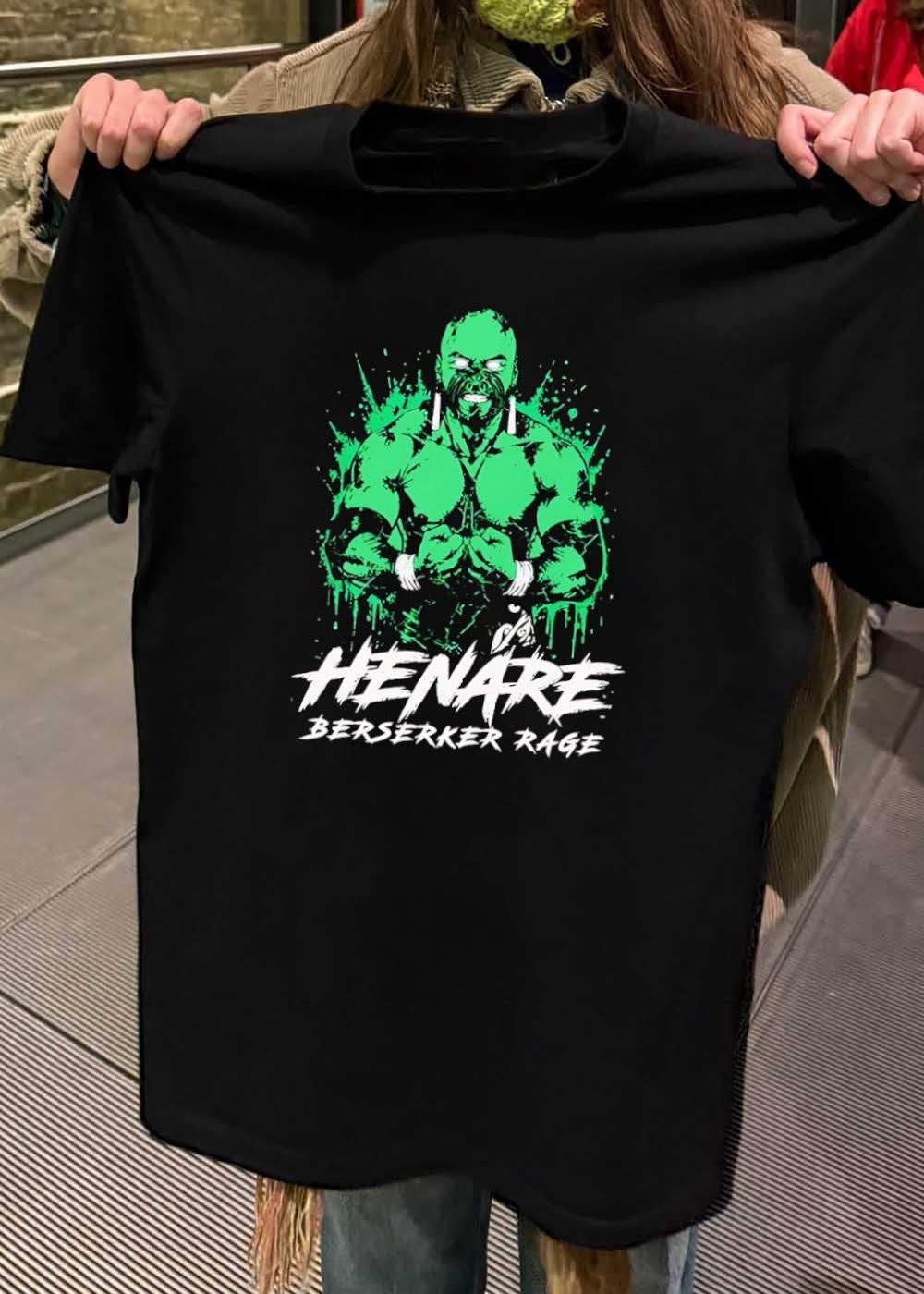 Henare Berserker Rage New Japan Pro Wrestling T-Shirt