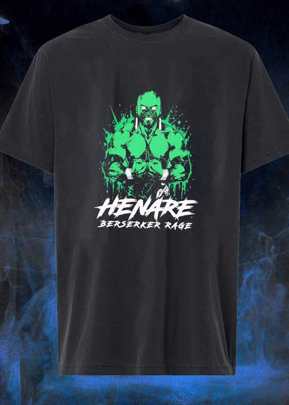 Henare Berserker Rage New Japan Pro Wrestling T-Shirt