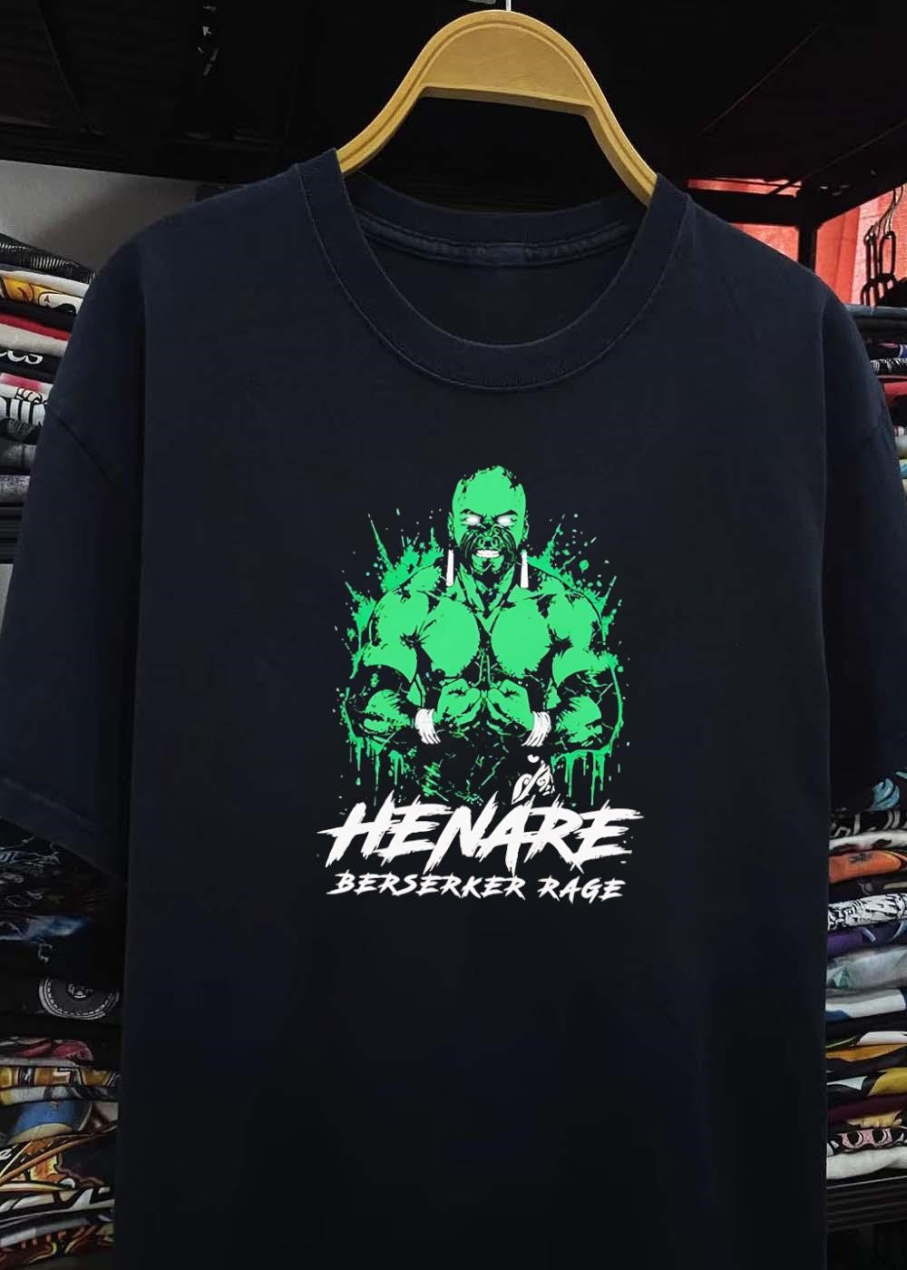 Henare Berserker Rage New Japan Pro Wrestling T-Shirt