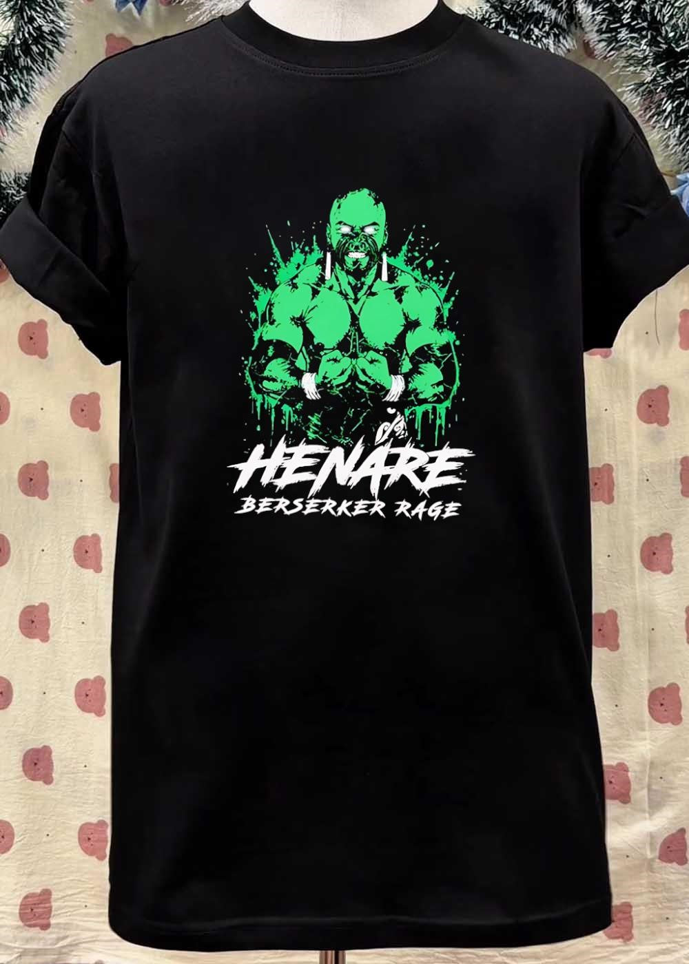 Henare Berserker Rage New Japan Pro Wrestling T-Shirt