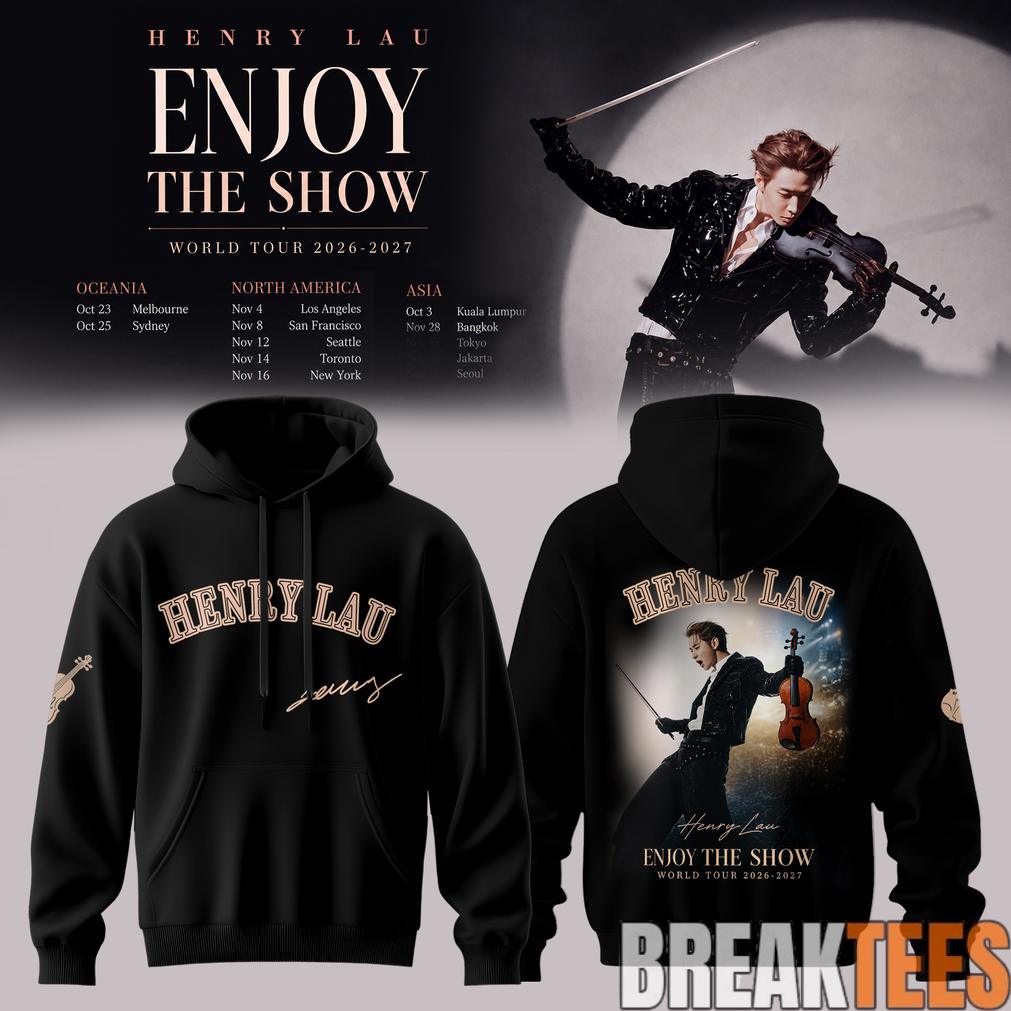 Henry Lau Enjoy The Show World Tour Signature Hoodie