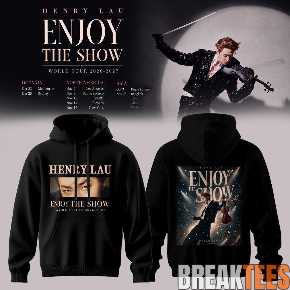 Henry Lau Enjoy The Show World Tour Signature Hoodie