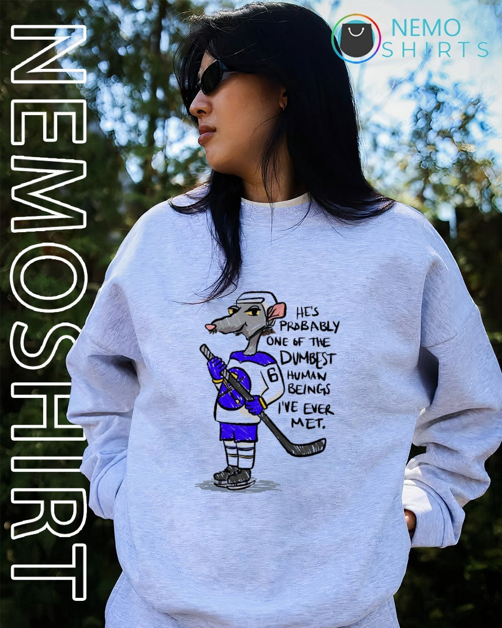 He’s probably one of the dumbest human beings Buffalo Sabres rat shirt
