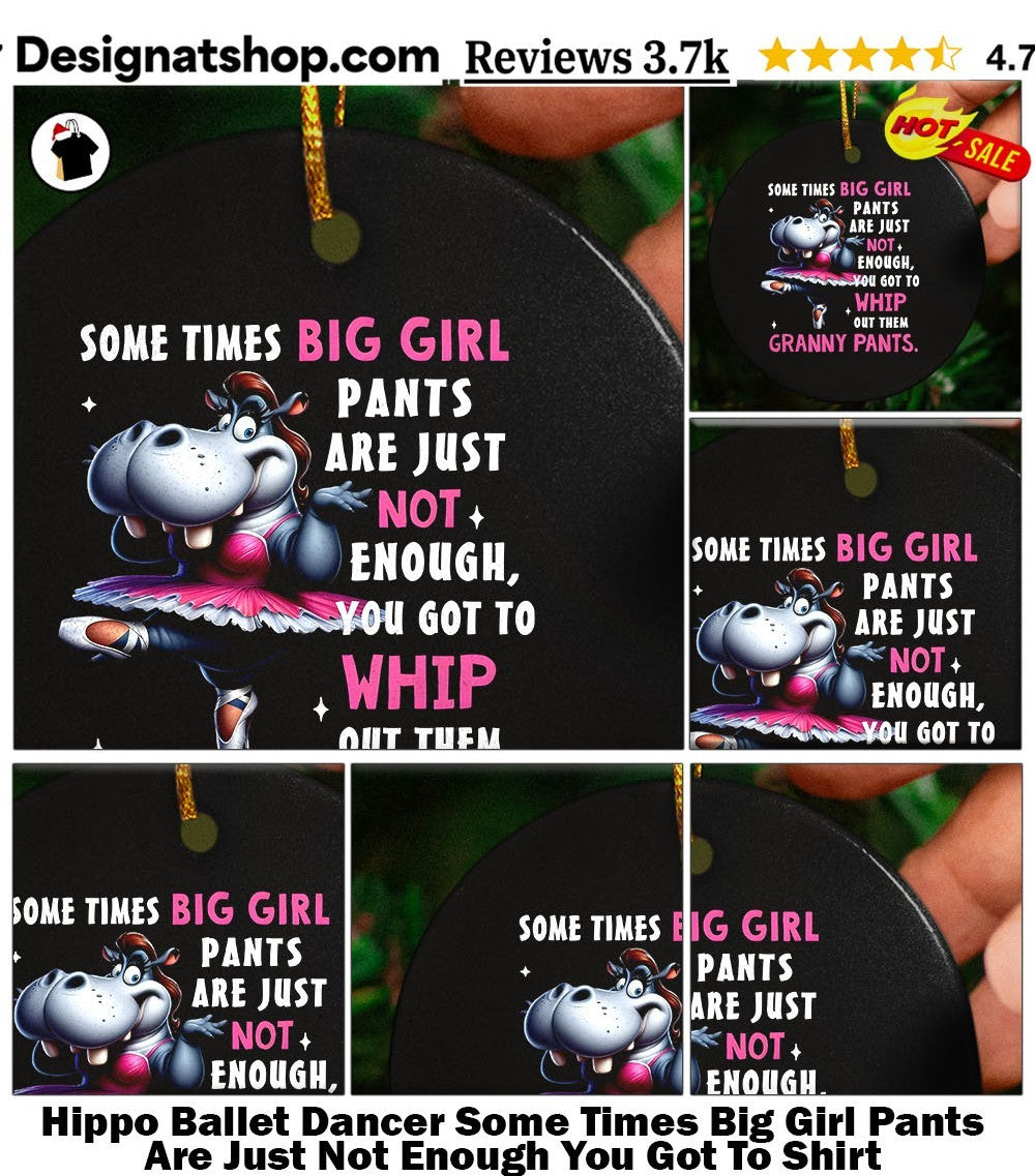Hippo Ballet Dancer Some Times Big Girl Pants Are Just Not Enough You Got To Shirt