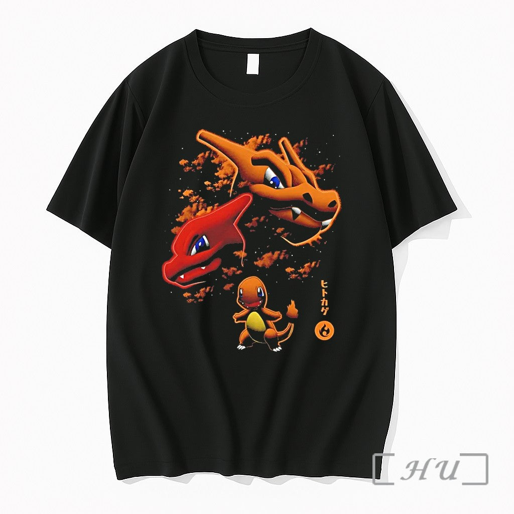 Hitokage Fire Lizard Charmander Charmeleon And Charizard Tshirts Sweater