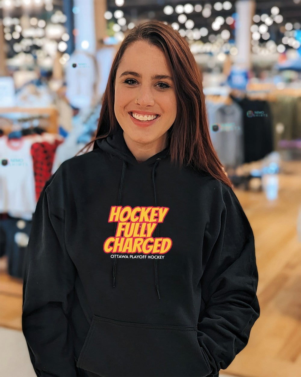 Hockey fully charged Ottawa Charge playoff hockey shirt