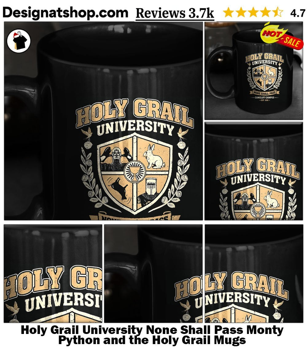 Holy Grail University None Shall Pass Monty Python and the Holy Grail shirt