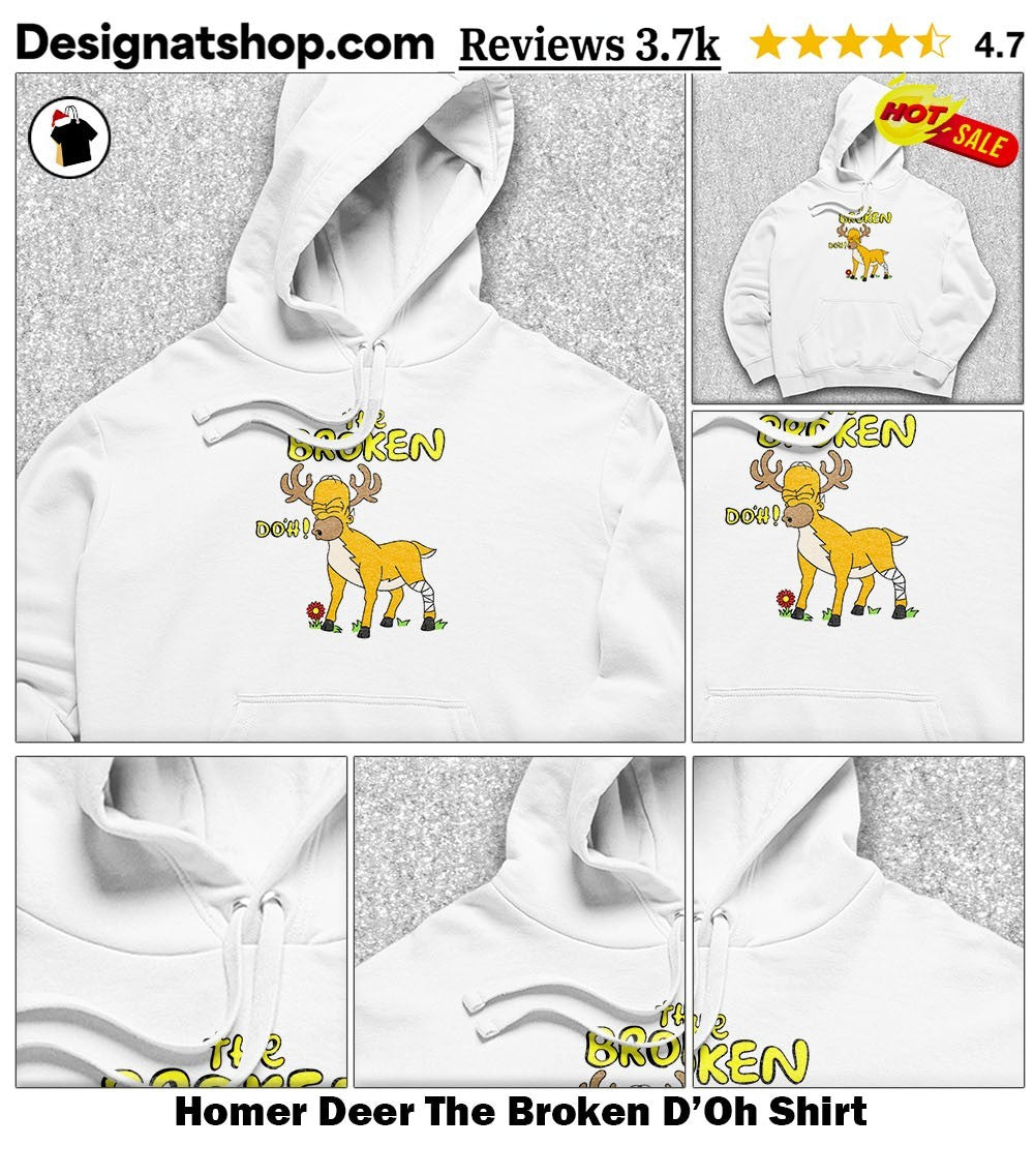 Homer Deer The Broken D’Oh Shirt