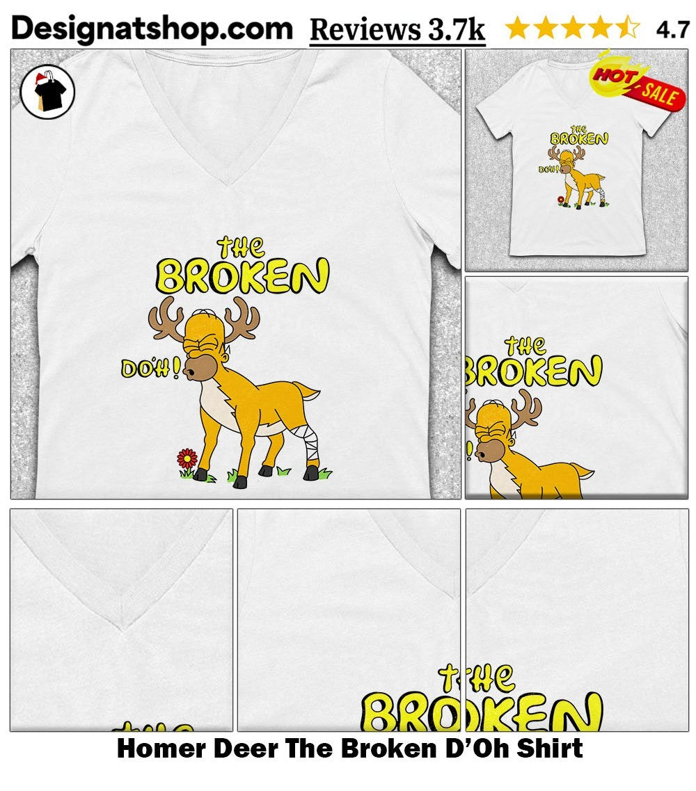Homer Deer The Broken D’Oh Shirt