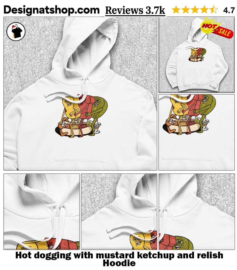 dogging with mustard ketchup and relish shirt
