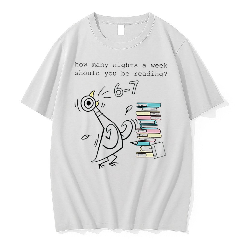 How Many Nights A Week Should You Be Reading 6 7 Tshirts Sweater Hoodie Jpg