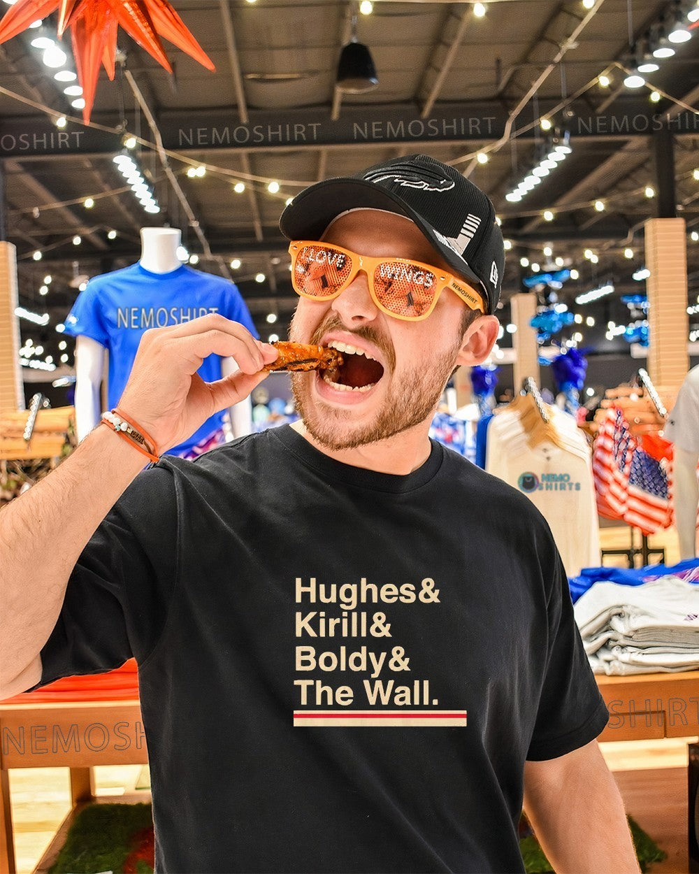 Hughes Kirill Boldy the wall Minnesota Wild shirt