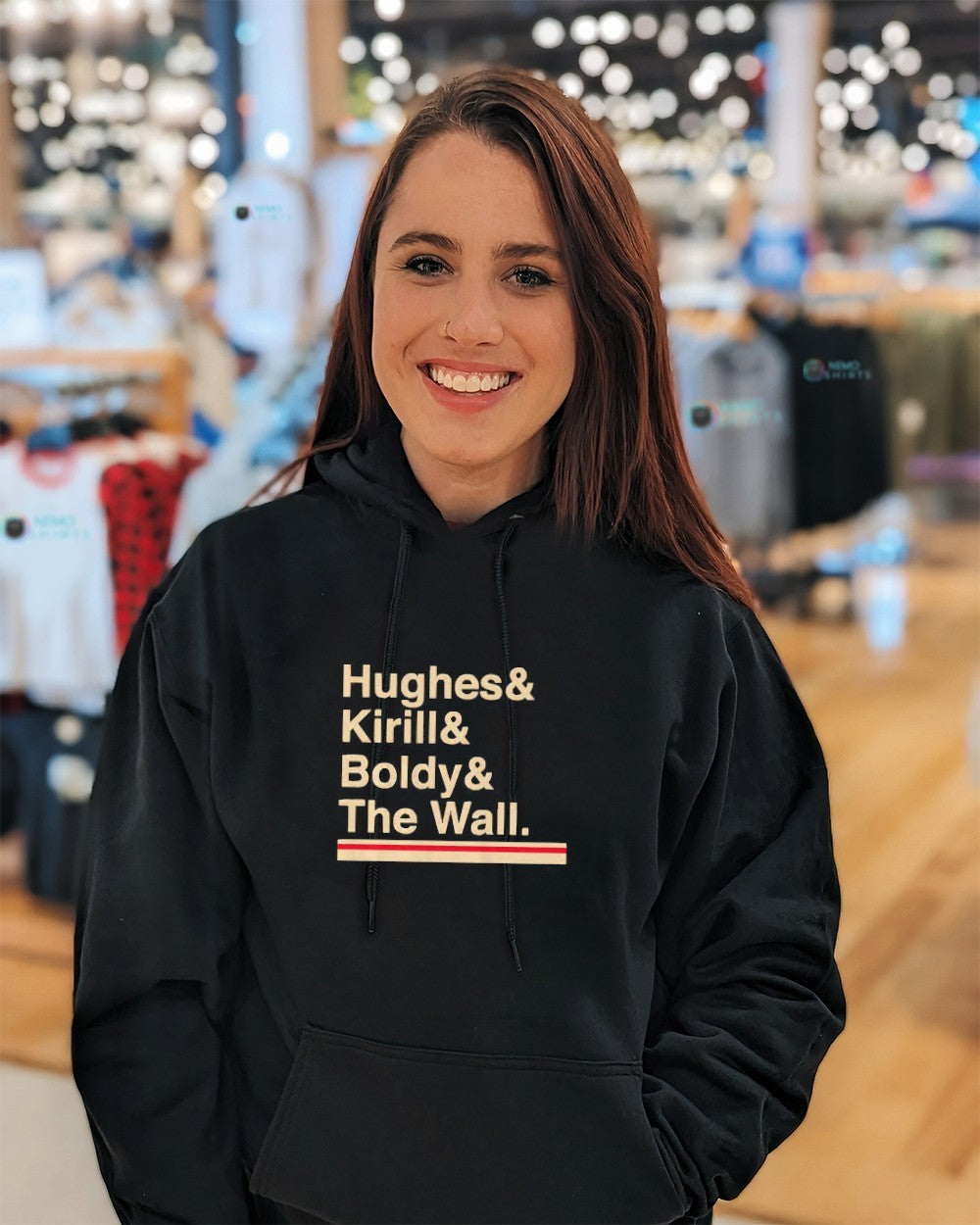Hughes Kirill Boldy the wall Minnesota Wild shirt