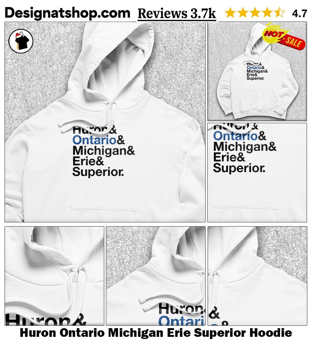 Huron Ontario Michigan Erie Superior shirt