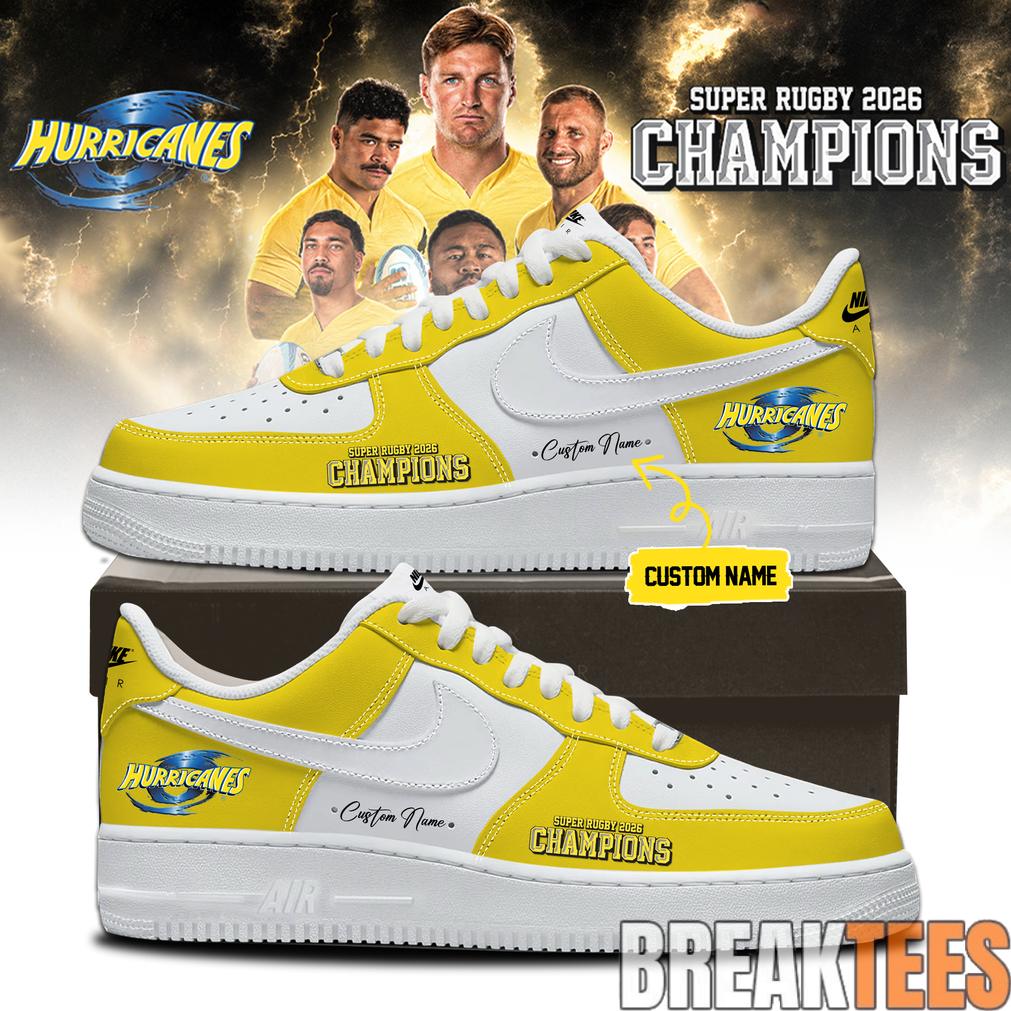 Hurricanes Super Rugby Pacific 2026 Champions AF1 Sneakers