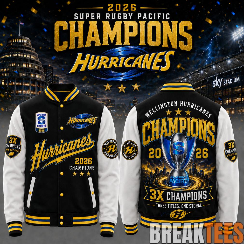 Hurricanes Super Rugby Pacific 2026 Champions Jacket